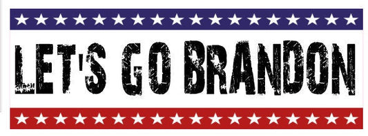 Let's Go Brandon Anti Biden Car Van Truck Decal Bumper Sticker Made in